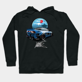 240SX nismo silvia s13 pandem blue Hoodie